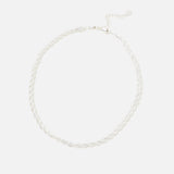 Accessorize London Women's Silver Twisted Rope Necklace
