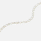 Accessorize London Women's Silver Twisted Rope Necklace
