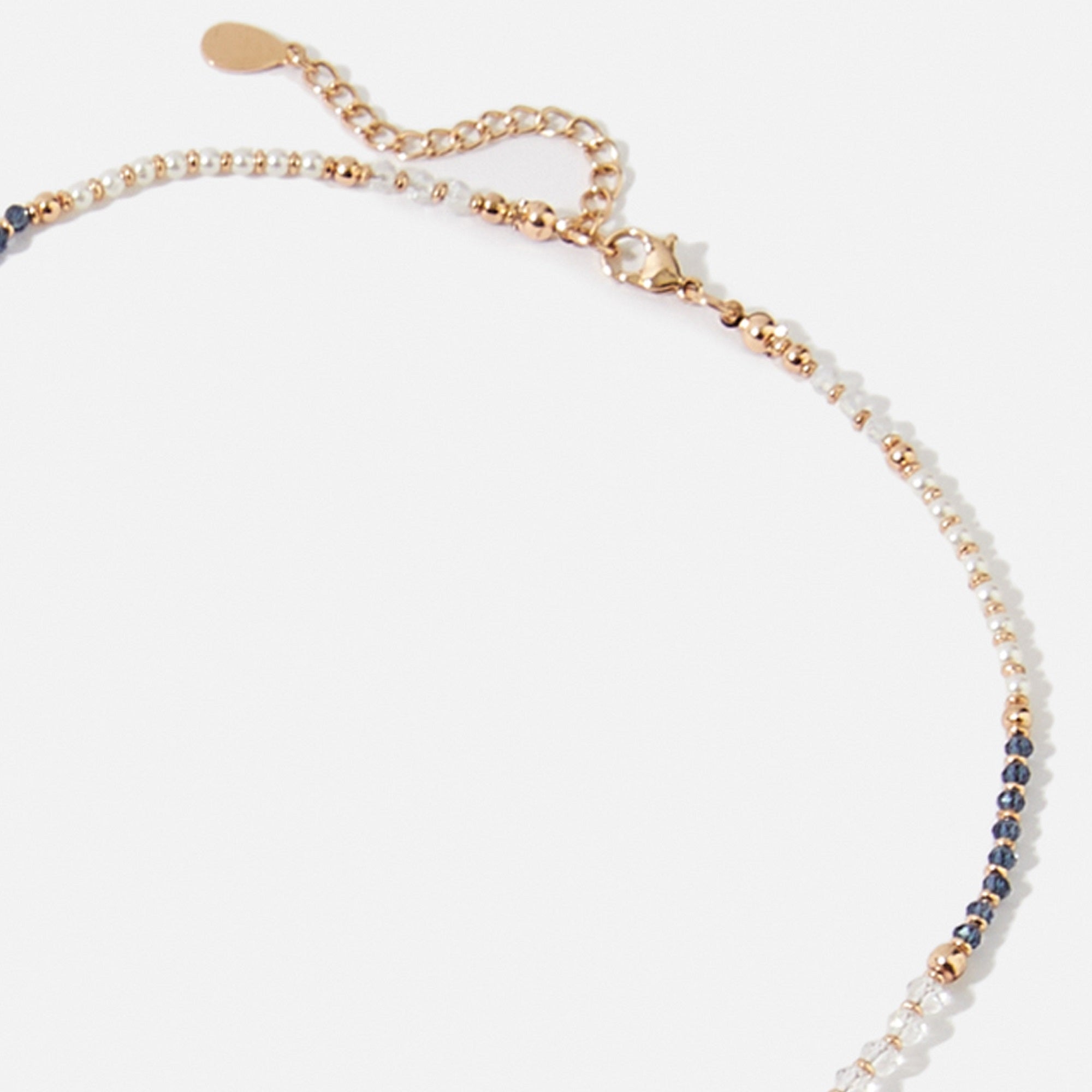 Accessorize London Women's Blue Harvest Long Beaded Rope Necklace