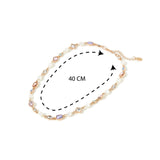 Accessorize London Women's Pastel Pop Crystal & Pearl Small Collar Necklace