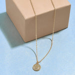 Accessorize London Women's Gold Crystal Smiley Pendant Necklace