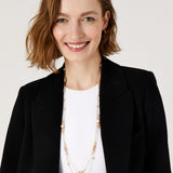 Accessorize London Women'S Gold Beaded Rope Layered Necklace