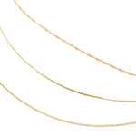 Accessorize London Women's Romantic Ramble set of 3 Delicate Chain Necklace