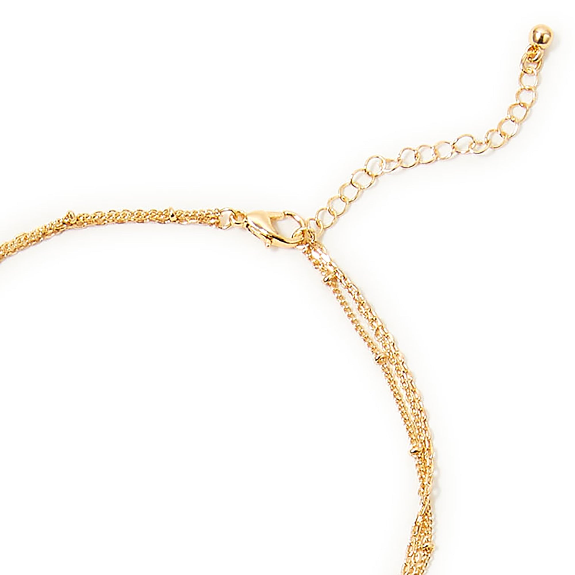 Accessorize London Women'S Set Of 3 Peace Multi Row Pendant Necklace