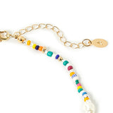 Accessorize London Women's Eye Candy Mini Beads & Pearl Round Neckace