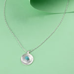 Accessorize London Women'S Blue Super Classics Turq Coin Pendant Necklace