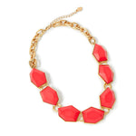 Accessorize London Women'S Pink Statement Stone Collar Necklace