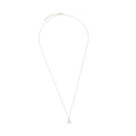 925 Pure Sterling Silver Wishbone Pendant Necklace For Women