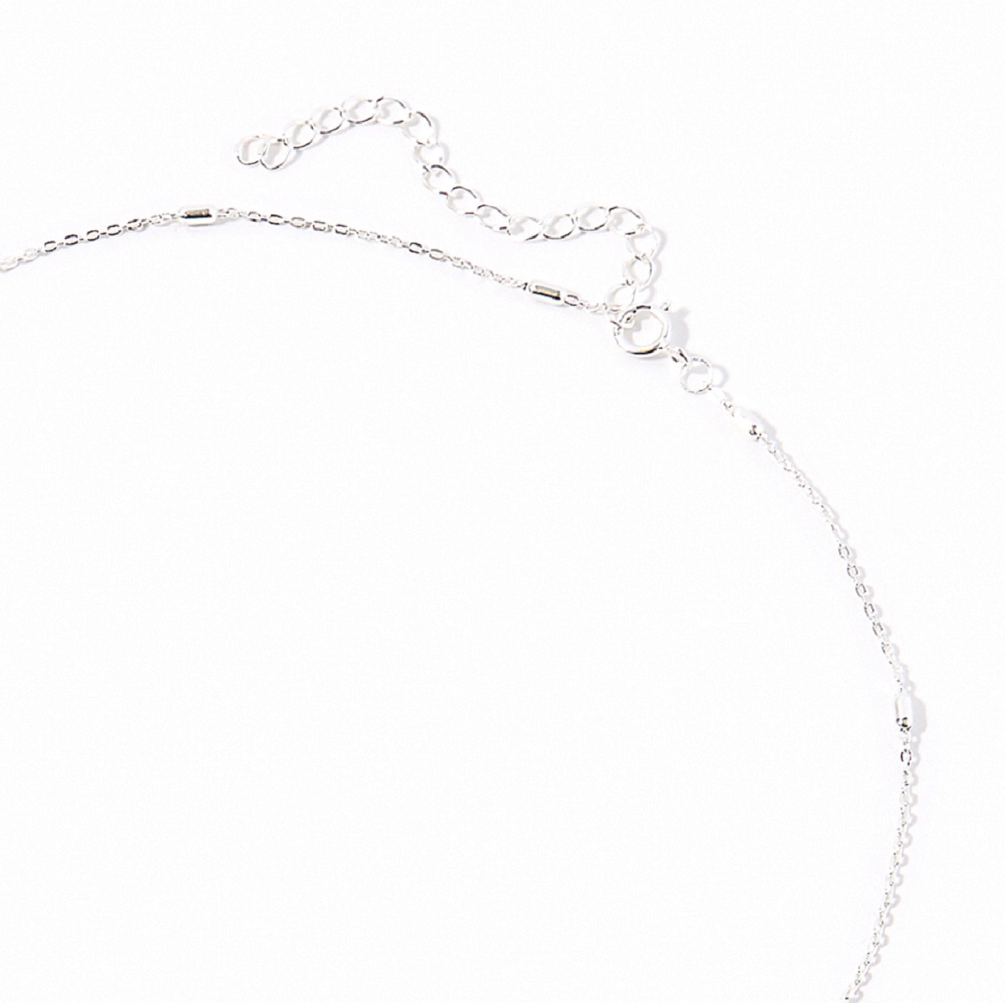 925 Pure Sterling Silver Slub Chain Necklace For Women