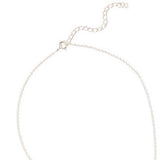 925 Pure Sterling Silver Cz Teardrop Pendant Necklace For Women