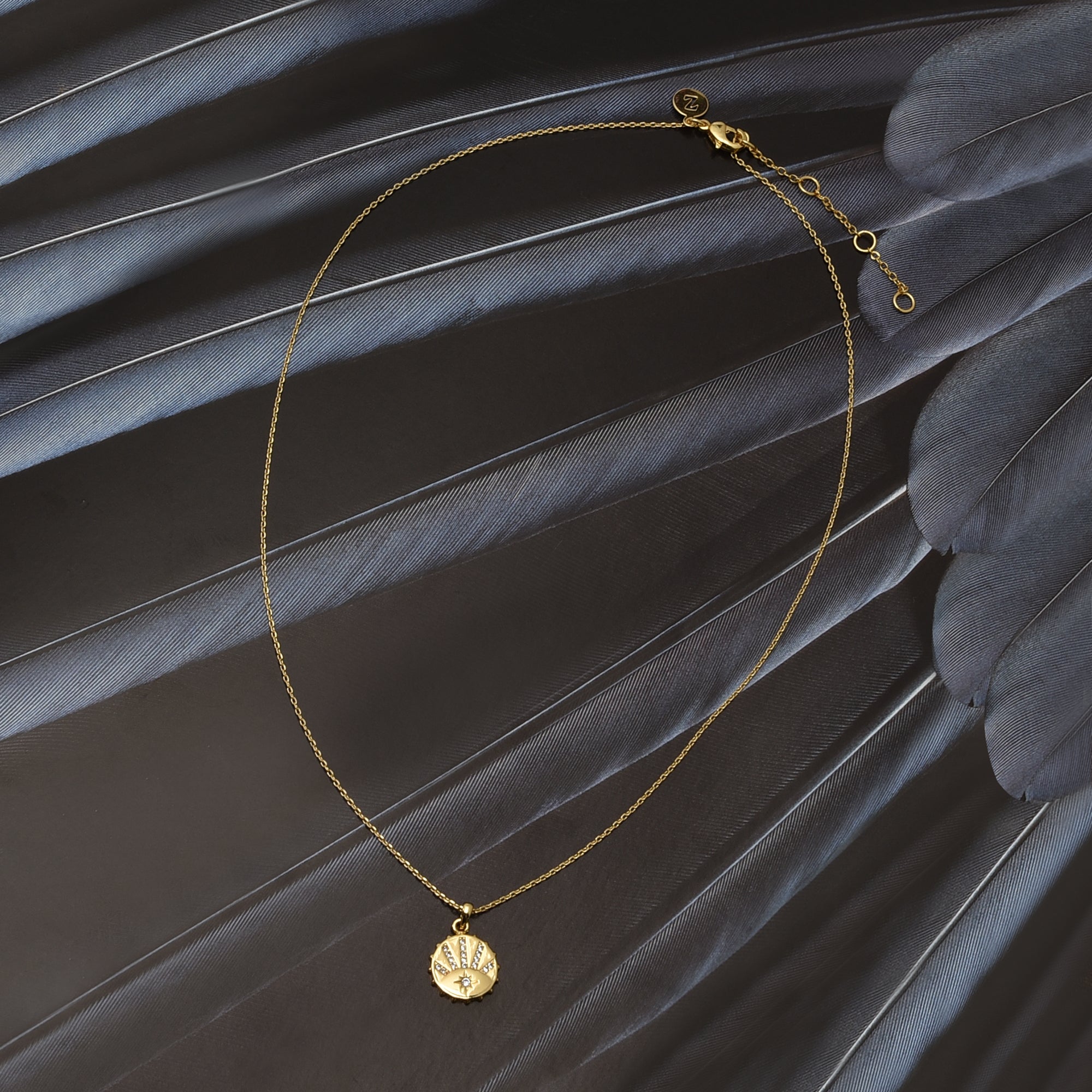 Real Gold Plated Eye Pendant Necklace For Women By Accessorize London