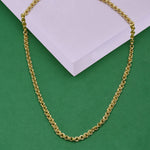 Real Gold Plated Limited Rolo Chain Necklace For Women By Accessorize London