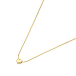 Real Gold Plated Z Mini Puff Heart Necklace For Women By Accessorize London