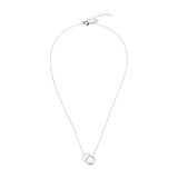 Real Gold Plated Platinum Eternity Link Necklace For Women By Accessorize London