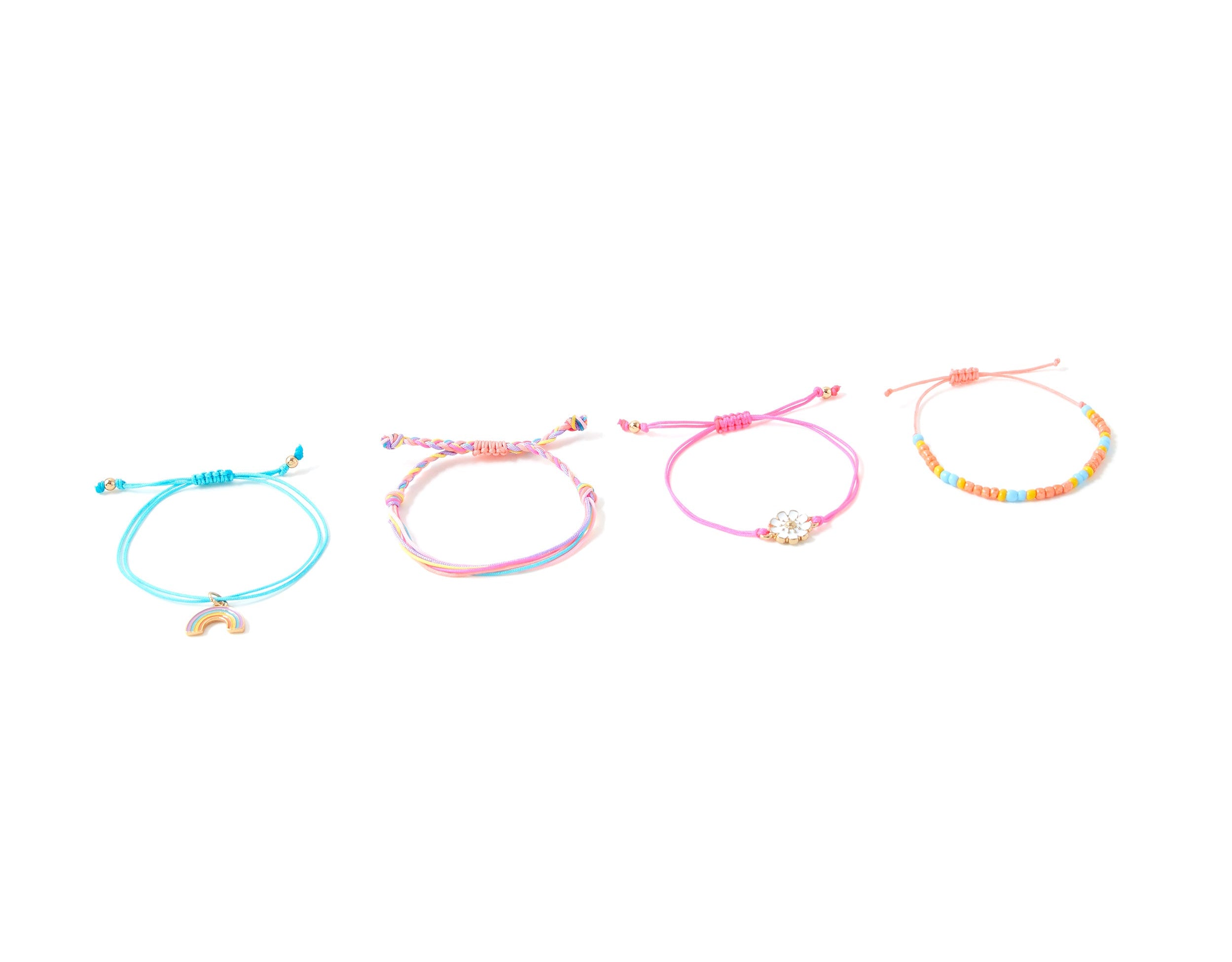 Accessorize Girl Rainbow Friendship Bracelet Pack Accessorize