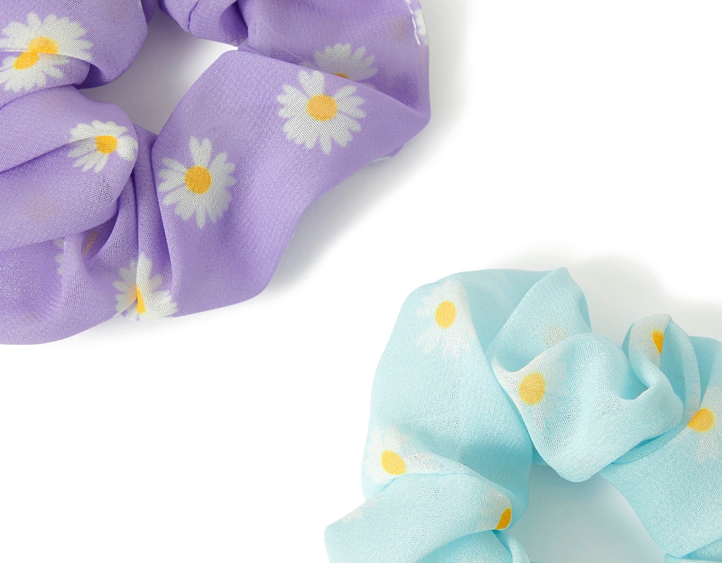 Accessorize Girl Pack Of 2 Daisy Scrunchies