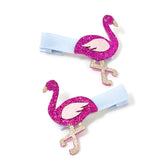 Accessorize Girl Pack Of 2 Flamingo Salon Clips