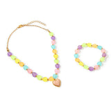 Accessorize London Girl's Heart Beaded Jewellery Set