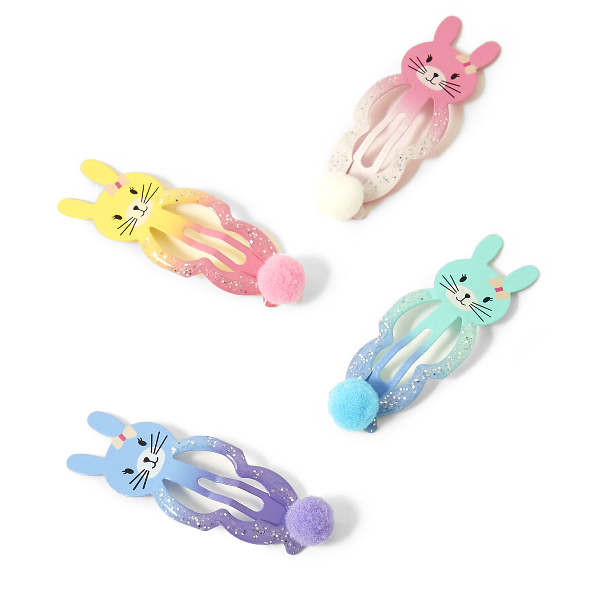 Accessorize London Pack Of 4 Bunny Clic Clacs