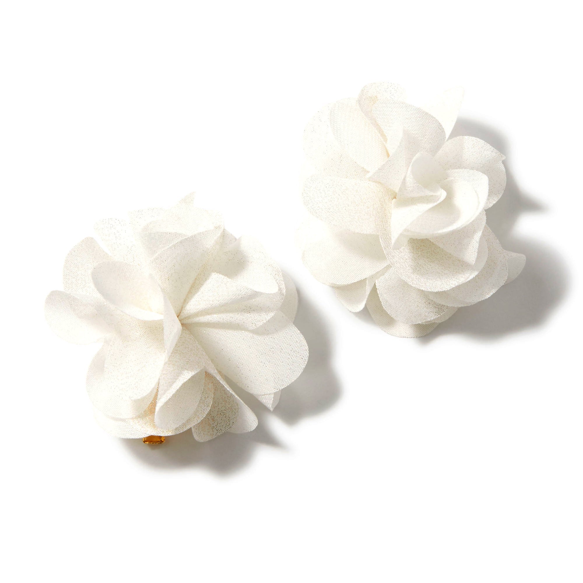 R 2 X Gold And Ivory Corsage Clips