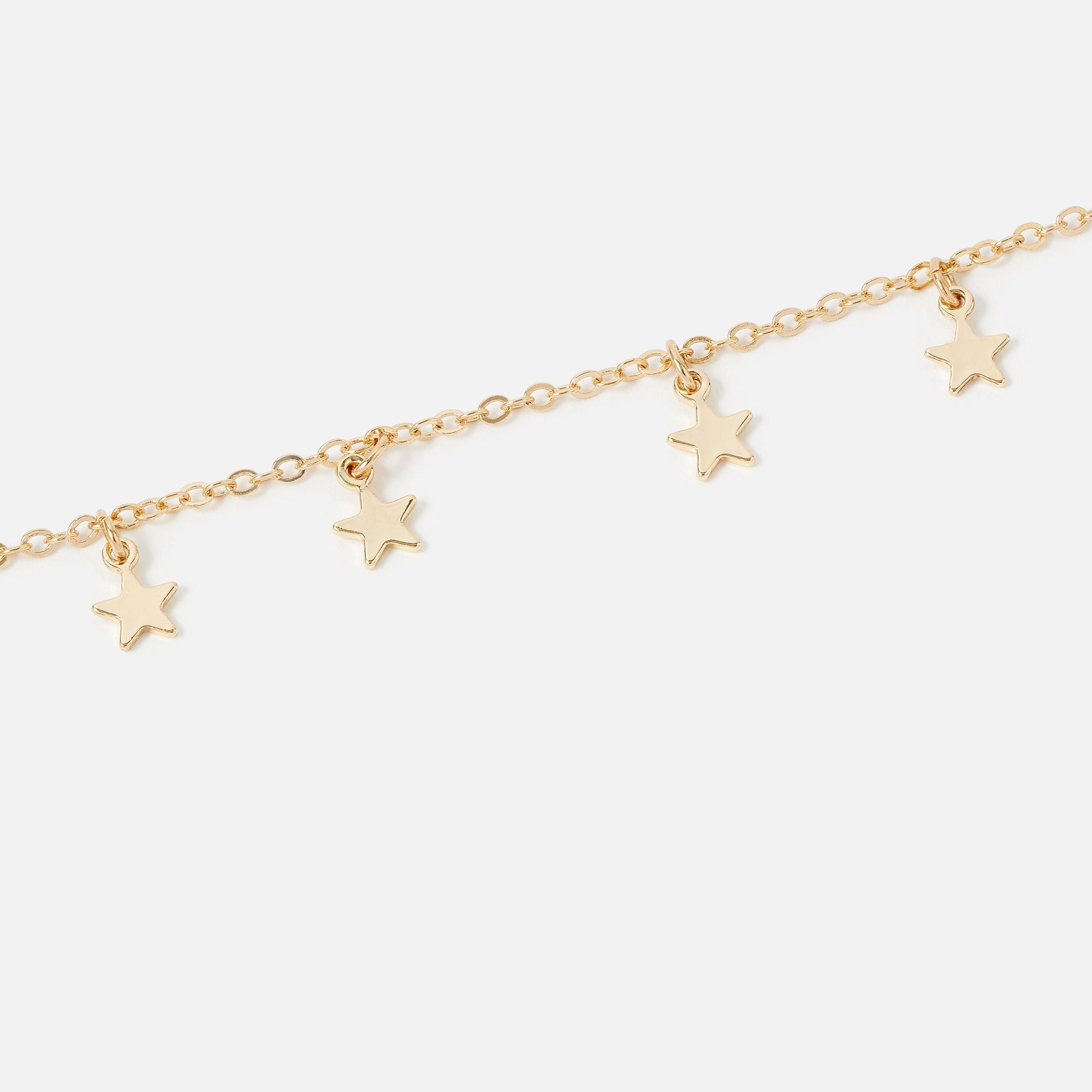 Accessorize London Women's Gold Star Station Bracelet