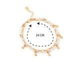 Accessorize London Women's pack of 2 Starry Beads Anklet Jewellery