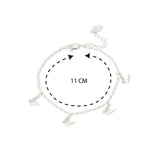 Accessorize London Women's Silver Butterfly Charms Bracelet