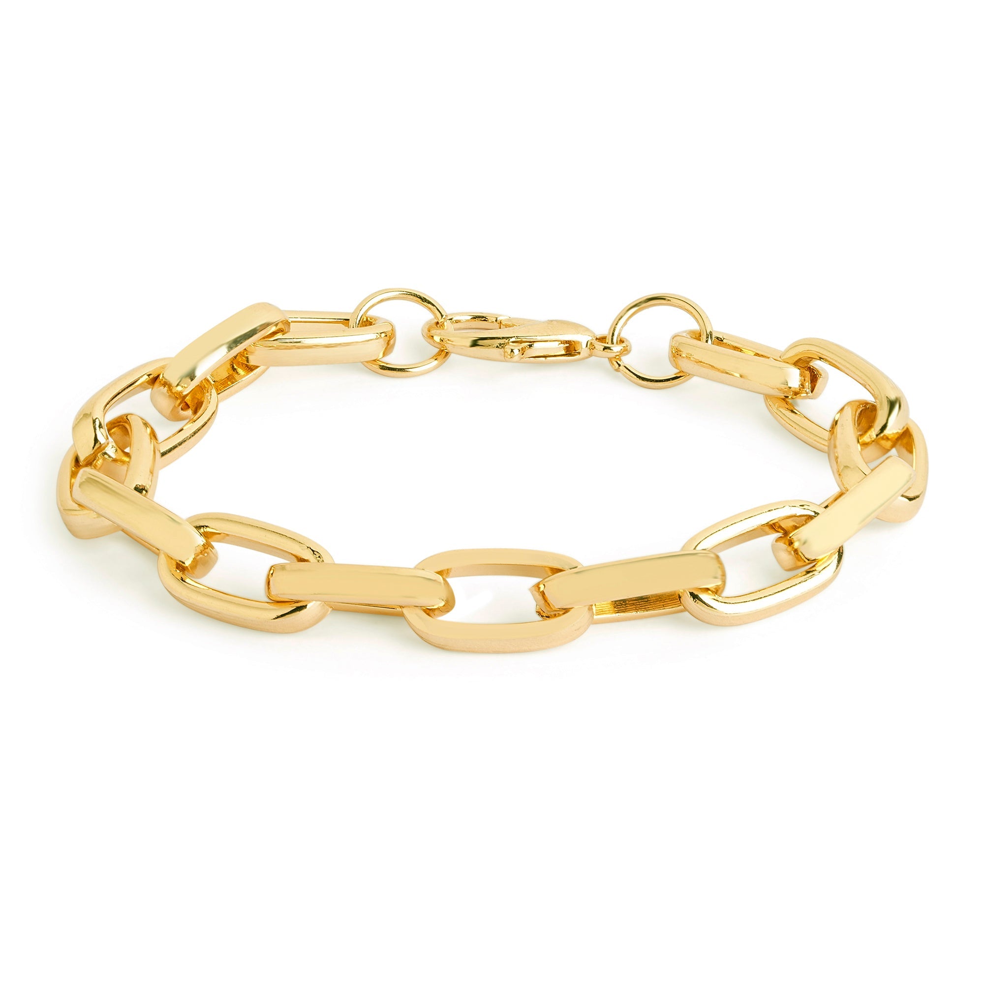 Buy Medium Golden Simple Chain Bracelet