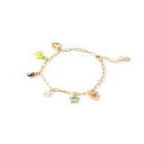 Accessorize London Women's Eye Candy Charmy Anklet
