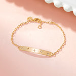 Real Gold Plated Sparkle Star Bar Bracelet For Women By Accessorize London