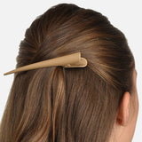 Accessorize London Women's 2 Pack Beak Clips - Navy & Coffee
