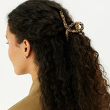 Accessorize London Women's leopard Wrap Claw clip