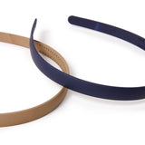Accessorize London Women's 2 Pack Thin Matte Alice hair Bands