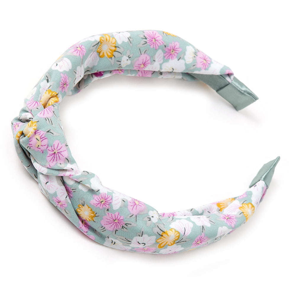 Accessorize London Women's Multi color Ditsy Print Knot Alice hair Band