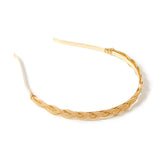 Accessorize London Women's Gold Plaited Alice hair Band