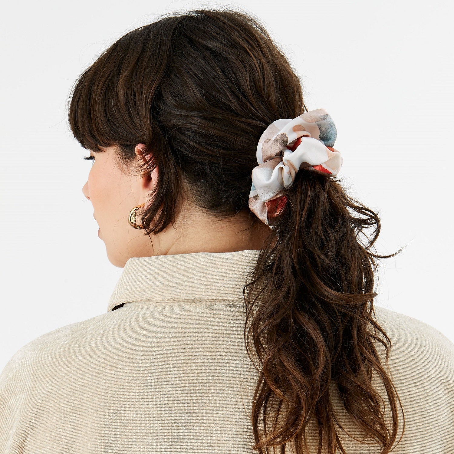 Accessorize London Women's Watercolour Large hair Scrunchie