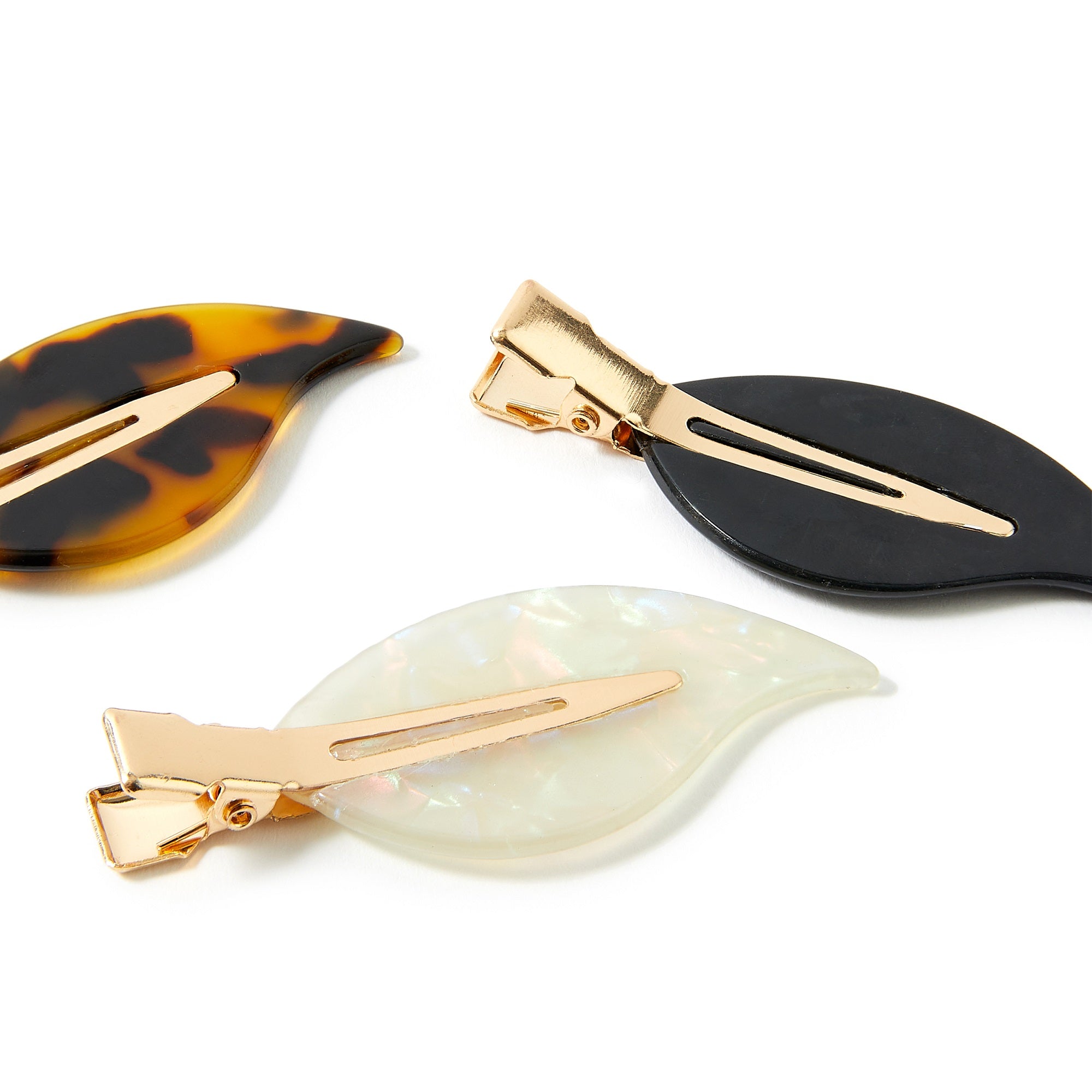 Accessorize London Women's Set of 3 90S Salon Hair Clips