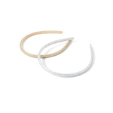 Accessorize London Pack of 2 Pack Trapped Glitter Alice Hair Bands
