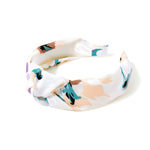 Accessorize London Women's White Floral Knot Alice Hair Band