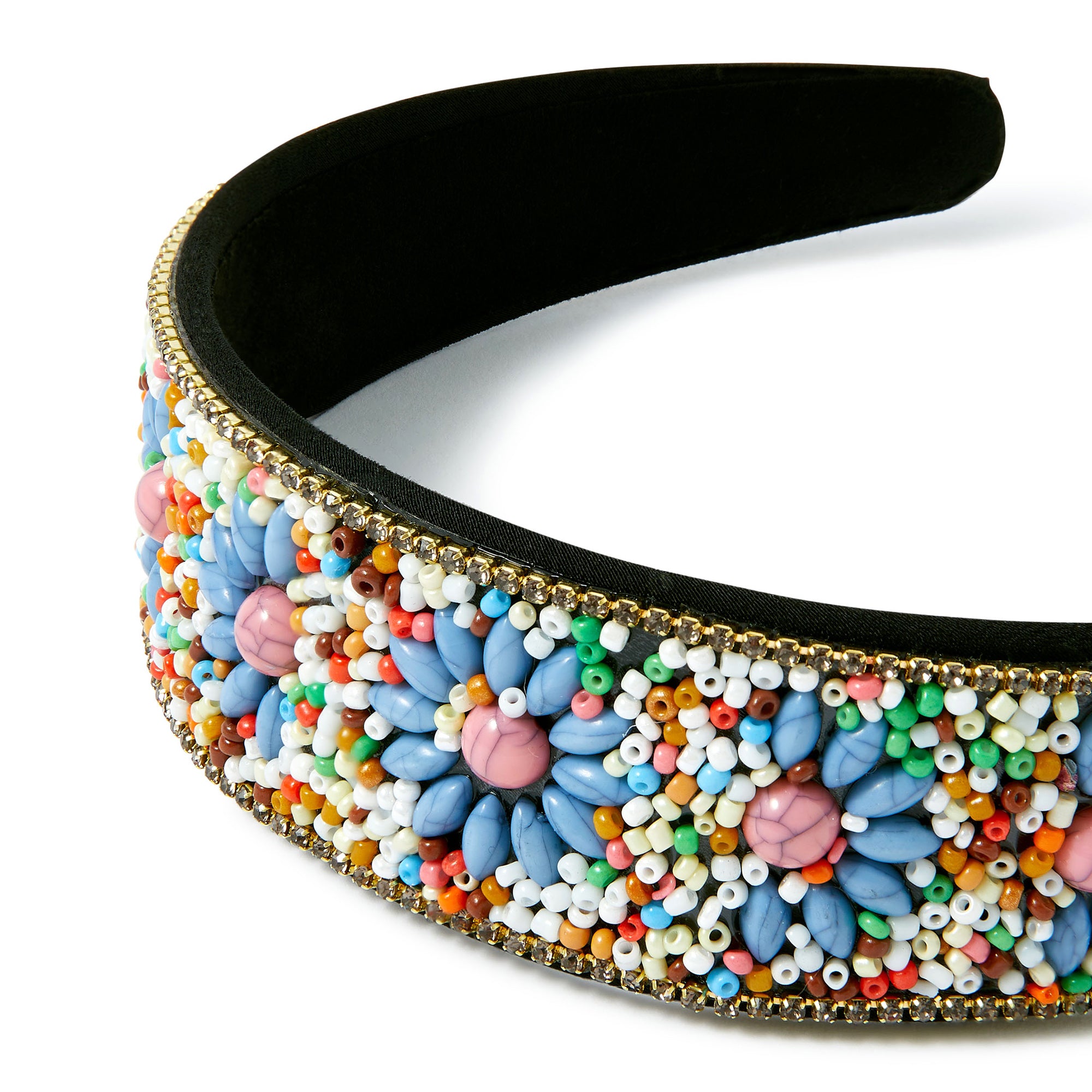 Accessorize London Women's Beaded Floral Alice Hair Band