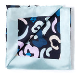 Accessorize London Women's Anna Abstract Large Satin Square Scarf