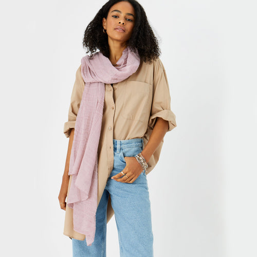 Accessorize London Women'S Glitter Occasion Scarf-Pink