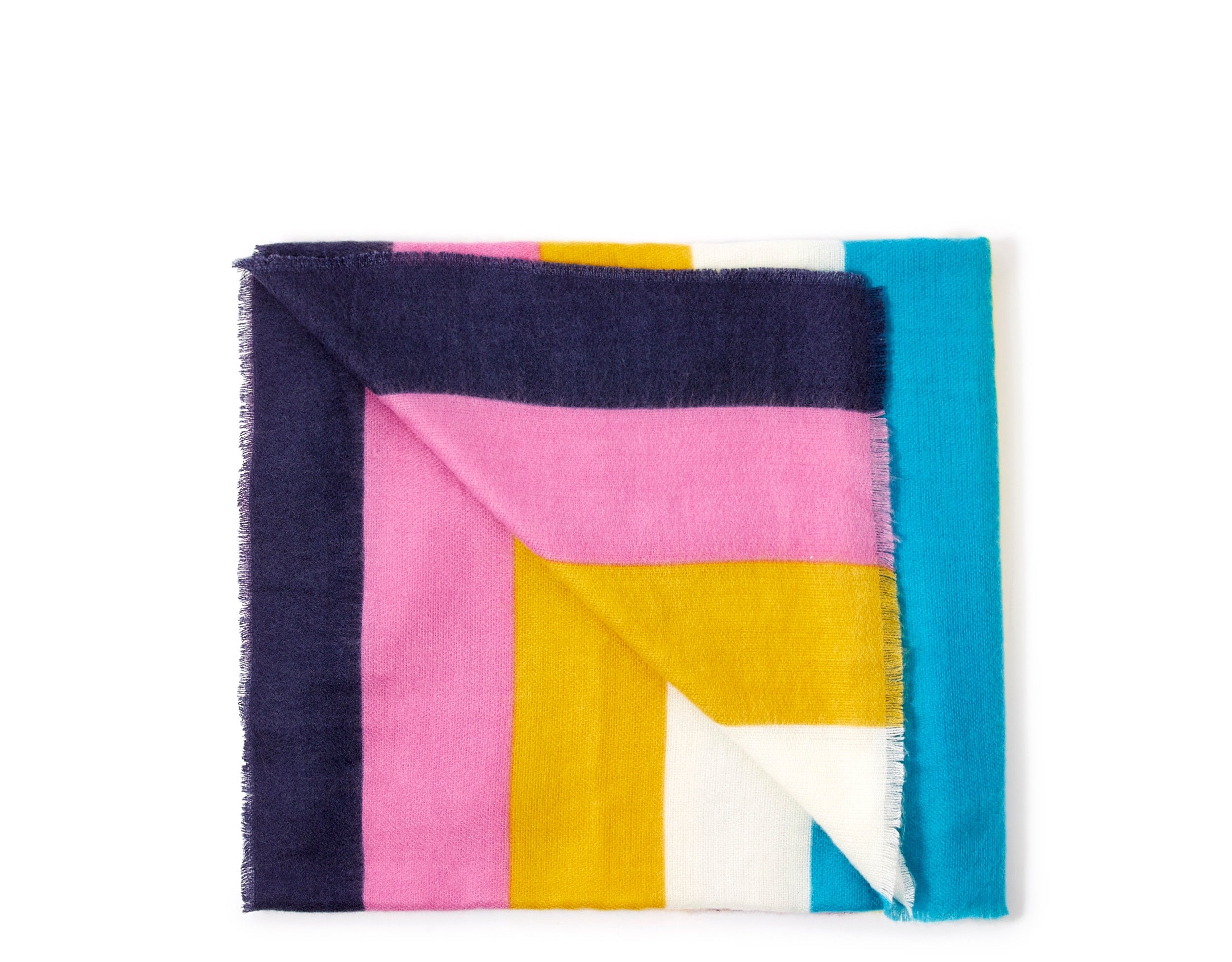 Accessorize London Women's Bright Stripe Blanket Scarf