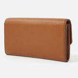 Accessorize London women's Tan Large A Stud Wallet purse