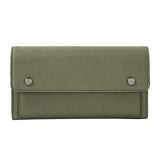 Accessorize London women's Khaki Large A Stud Wallet purse