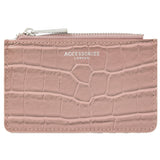 Accessorize London women's Pink Croc Cardholder wallet purse