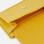 Accessorize London women's Yellow Front Flap Cardholder wallet purse