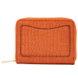Accessorize London women's Orange Front Flap Cardholder wallet purse
