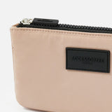 Accessorize London Women's Faux Leather Pink Small Nylon Pouch