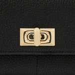 Accessorize London Women's Faux Leather Sandra Wallet - Black